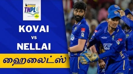 TNPL Finals Tamil Highlights | Lyca Kovai Kings vs Nellai Royal Kings