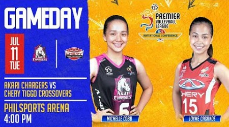 AKARI CHARGERS vs CHERY TIGGO | 2023 PVL INVITATIONAL CONFERENCE | JULY 11, 2023 | 4:00 PM