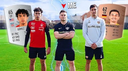 I Challenged a Bundesliga Defender &amp; Attacker in 4 Challenges &amp; THIS Is What Happened