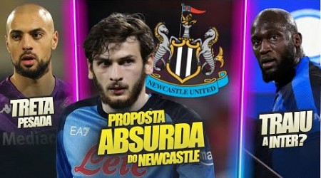 TRETA entre Lukaku e Inter | Newcastle: GRANDE PROPOSTA por Kvara | Fiore EXPULSA Jogador | Mais