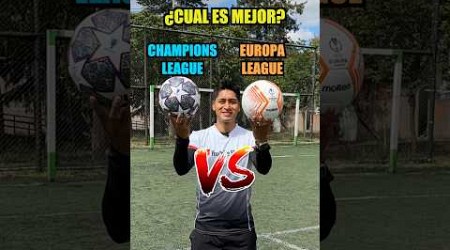 Balón Champions League vs Europa League ⚽️