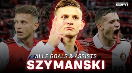 Alle GOALS &amp; ASSISTS van Sebastian Szymanski bij Feyenoord ✨