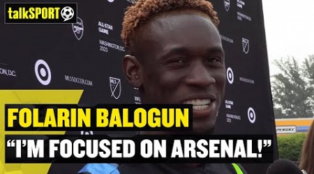 &quot;I&#39;M LOOKING FORWARD TO PLAYING FOR ARSENAL!&quot; | Folarin Balogun | Arsenal USA Tour