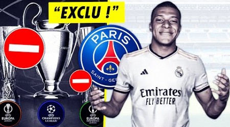 C&#39;EST LA FIN DE LA SAGA MBAPPÉ - PSG ! UN CLUB EXCLU DE COUPE D&#39;EUROPE POUR 2023/24 ? - ACTU FOOT