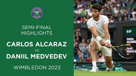 Carlos Alcaraz vs Daniil Medvedev: Semi-Finals Highlights | Wimbledon 2022