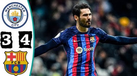 Barcelona vs Manchester City 4-3 Highlights &amp; Extendent All Goals | Gundogan debut