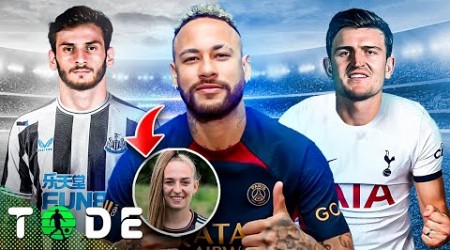 &quot;NÃO TEM NEYMAR FEMININA, SOMOS HONESTAS&quot; Sofie, NEWCASTLE faz oferta por KVARATSKHELIA, MAGUIRE e+