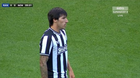 Sandro Tonali Debut For Newcastle