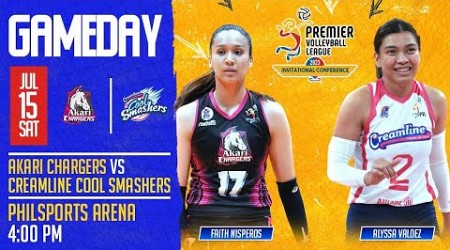 AKARI CHARGERS vs CREAMLINE l 2023 PVL INVITATIONAL CONFERENCE | JULY 15, 2023 | 4:00 PM