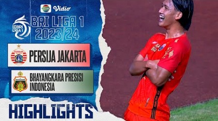 Highlights - Persija Jakarta VS Bhayangkara Presisi Indonesia | BRI Liga 1 2023/2024