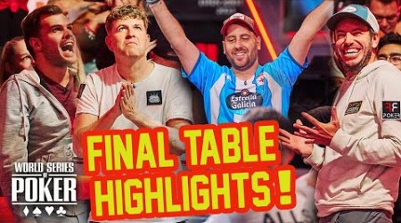 WSOP Main Event Final Table 2023 Extended Highlights [9 Players to 3]