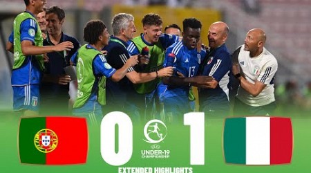 Italy vs Portugal | Highlights | U19 European Championship Final 16-07-2023