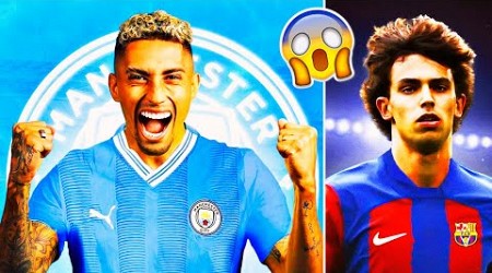 MANCHESTER CITY WILL URGENTLY BUY RAPHINHA AS MAHREZ&#39;S REPLACEMENT?! Felix to Barcelona on loan!