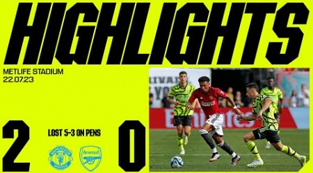 HIGHLIGHTS | Manchester United v Arsenal (2-0) | United win 5-3 on penalties