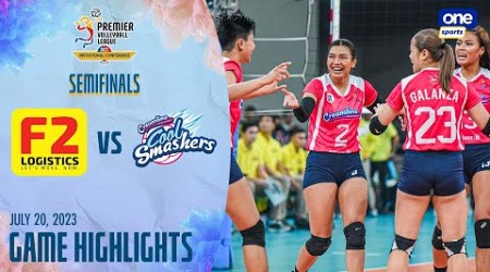 F2 Logistics vs. Creamline semis highlights | 2023 PVL Invitational Conference - July 20, 2023