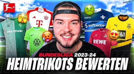 ICH BEWERTE die BUNDESLIGA-HEIMTRIKOTS der SAISON 23/24 !! 