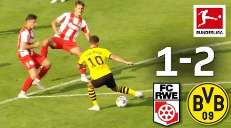 Late Win For BVB | RW Erfurt vs. Borussia Dortmund 1-2 | Highlights