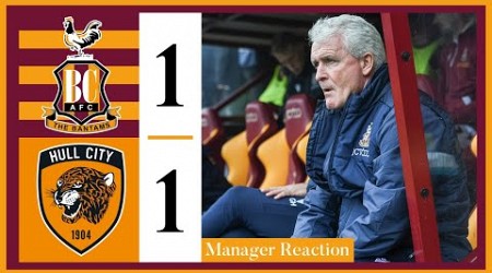 MANAGER REACTION: Hughes reflects on encouraging draw against Hull City