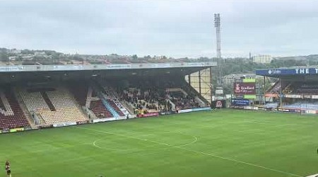 Bradford city Vs hull pre season teams come out #bcafc