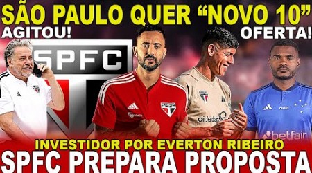 URGENTE!!! SPFC PLANEJA OFERTA! INVESTIDOR POR EVERTON RIBEIRO! REFORÇO CONFIRMADO! NIKÃO E+ INFO