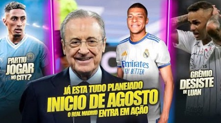 ATENÇÃO: &quot;Real vai CONTRATAR Mbappe no INÍCIO de AGOSTO&quot; | City MOSTRA SUA FORÇA no mercado | Mais