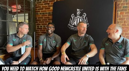 Newcastle United’s EXCLUSIVE MEET AND GREET fan vlog in Philadelphia USA 