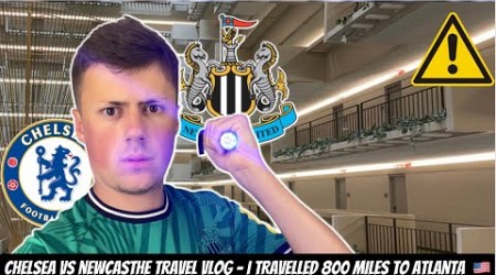 Chelsea VS Newcastle USA vlog - I discovered a DARK SECRET in my HOTEL ROOM !!!!