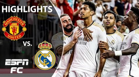 Real Madrid vs. Manchester United | Full Game Highlights | ESPN FC