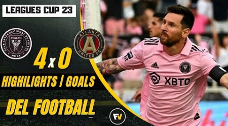 2 Gols do Messi Inter Miami vs Atlanta United | Highlights &amp; All Goals 2023