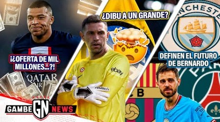 OFICIAL:PSG DA el SÍ: ¡MIL MILLONES x Mbappé!|¡¿DIBU a GRANDE?!|CITY DEFINE FUTURO de BERNARDO Silva