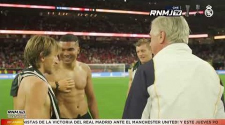 Real Madrid 2-0 Manchester United DECLARACIONES ANCELOTTI