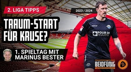 2. Liga Tipps ⚽ Der 1. Spieltag feat. Marinus Bester | “Beidfüßig - Die Wettbasis-Prognose&quot;