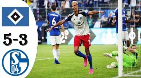 Strong Fight in Hamburger SV vs FC Schalke 04 5-3 | Highlights 2. Bundesliga 2023/24