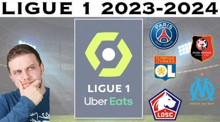 MON CLASSEMENT LIGUE 1 2023-2024 !