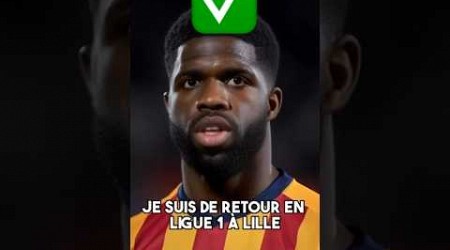 samuel umtiti je suis de retour en ligue 1 à Lille #football #lille #ligue1 #samuelumtiti #france