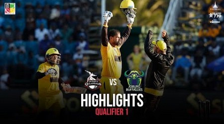 Qualifier 1 Highlights: Durban Qalandars vs Joburg Buffaloes | Zim Afro T10