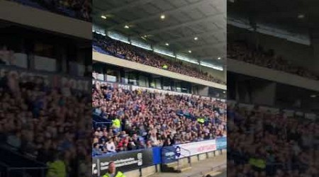 Everton fans sat down away at bolton 