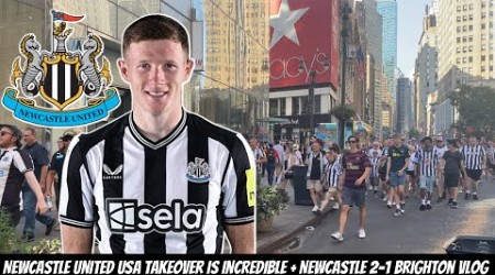 Newcastle United INVADE the streets of New York + Elliot Anderson IS THE FUTURE !!!!!!