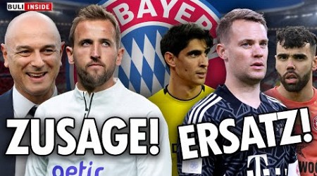 Tottenham-Zusage zum Transfer von Harry Kane! FC Bayern findet Neuer-Ersatz!