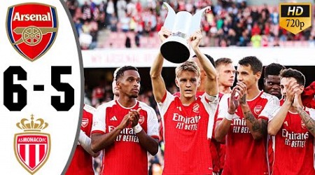 Arsenal vs Monaco 1-1 (Pen5-4) Highlights &amp; All Goals | Emirates Cup Final 2023