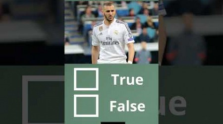 Benzema has played for multiple clubs in Ligue 1, La Liga, and the Premier League #shorts