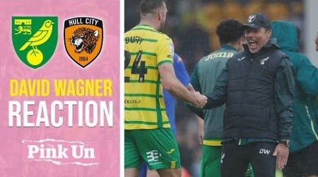 David Wagner Reaction | Norwich City 2-1 Hull City | The Pink Un