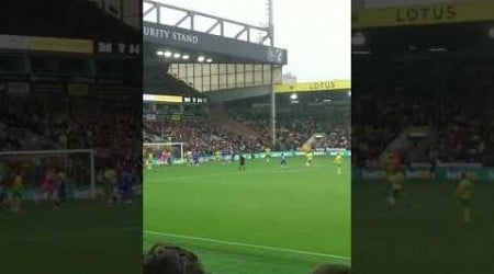 Norwich city vs Hull city missed shot