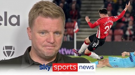 Eddie Howe admits he is in the dark over Tino Livramento transfer