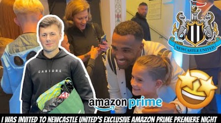 I got BEHIND THE SCENES ACCESS at Newcastle United’s AMAZON PRIME PREMIERE NIGHT !!!!!