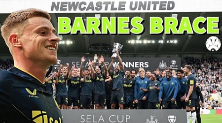 NEWCASTLE TROPHY CELEBRATIONS! Newcastle 4-0 Villarreal | Harvey Barnes Wins Sela Cup