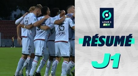 Résumé 1ère journée - Ligue 2 BKT / 2023-2024