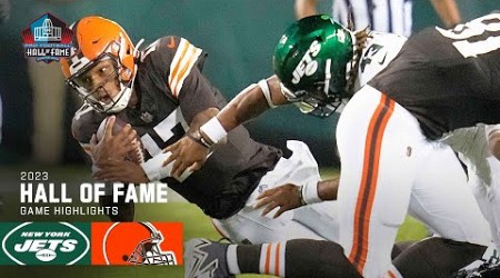 New York Jets vs. Cleveland Browns Game Highlights | 2023 Hall of Fame Game