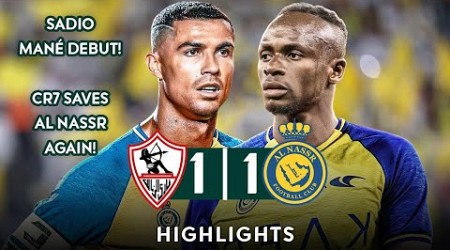 Zamalek vs Al Nassr 1-1 | SADIO MANÉ DEBUT | All Goals &amp; Highlights | Champions Cup 2023