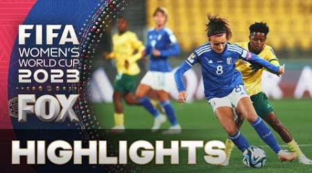 South Africa vs. Italy Highlights | 2023 FIFA Women&#39;s World Cup